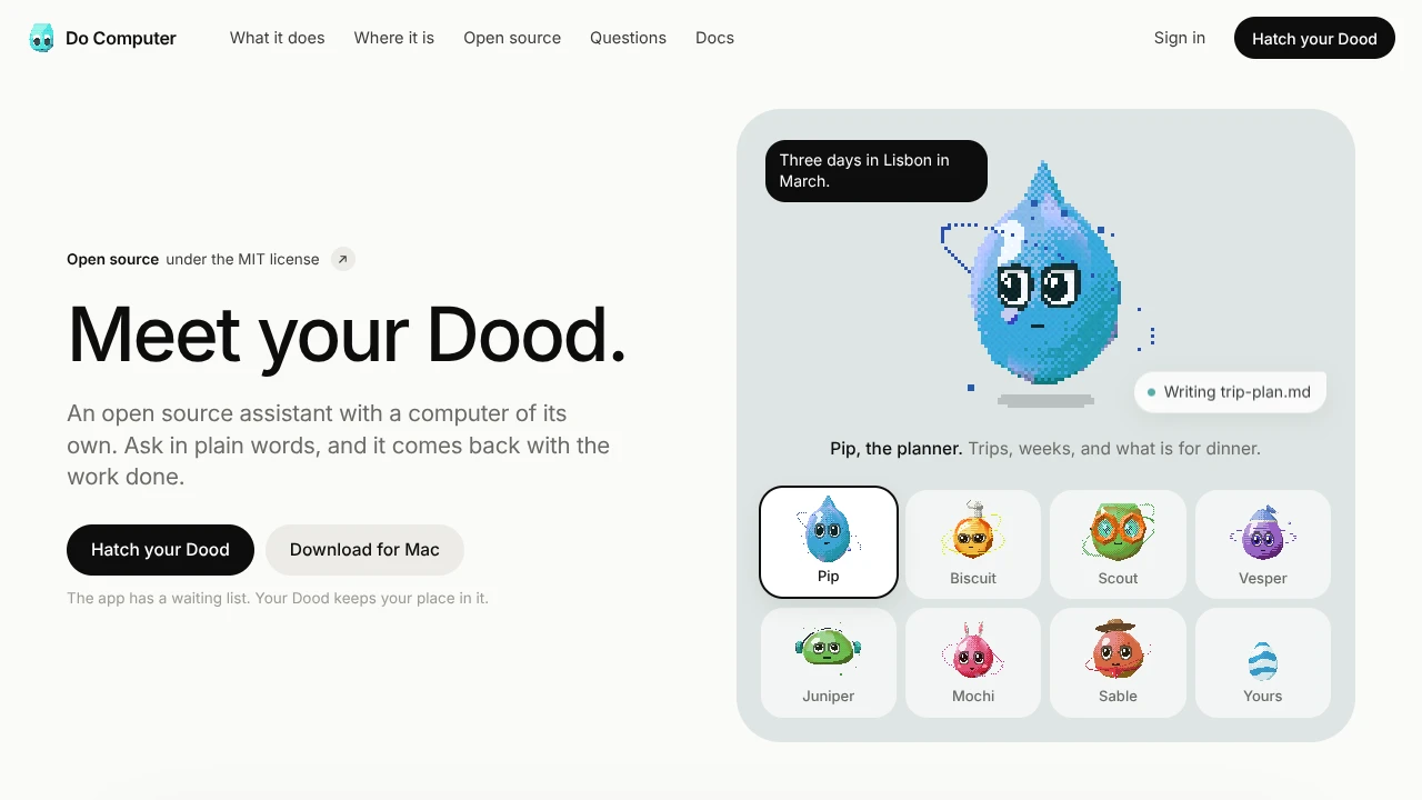 Screenshot of Do Computer website