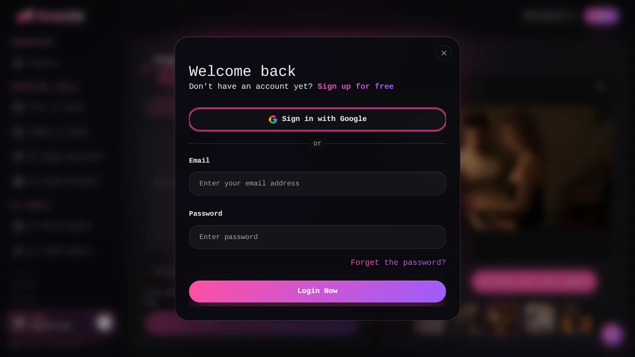 Screenshot of Senzia website