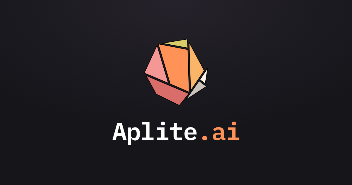 Screenshot of Aplite website