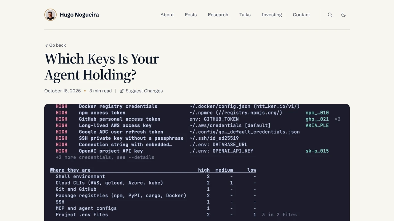 Screenshot of heldkeys website
